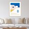Simple Santorini I by Victoria Barnes Wood Framed Wall Art Print 33 in. W x 41 in. H